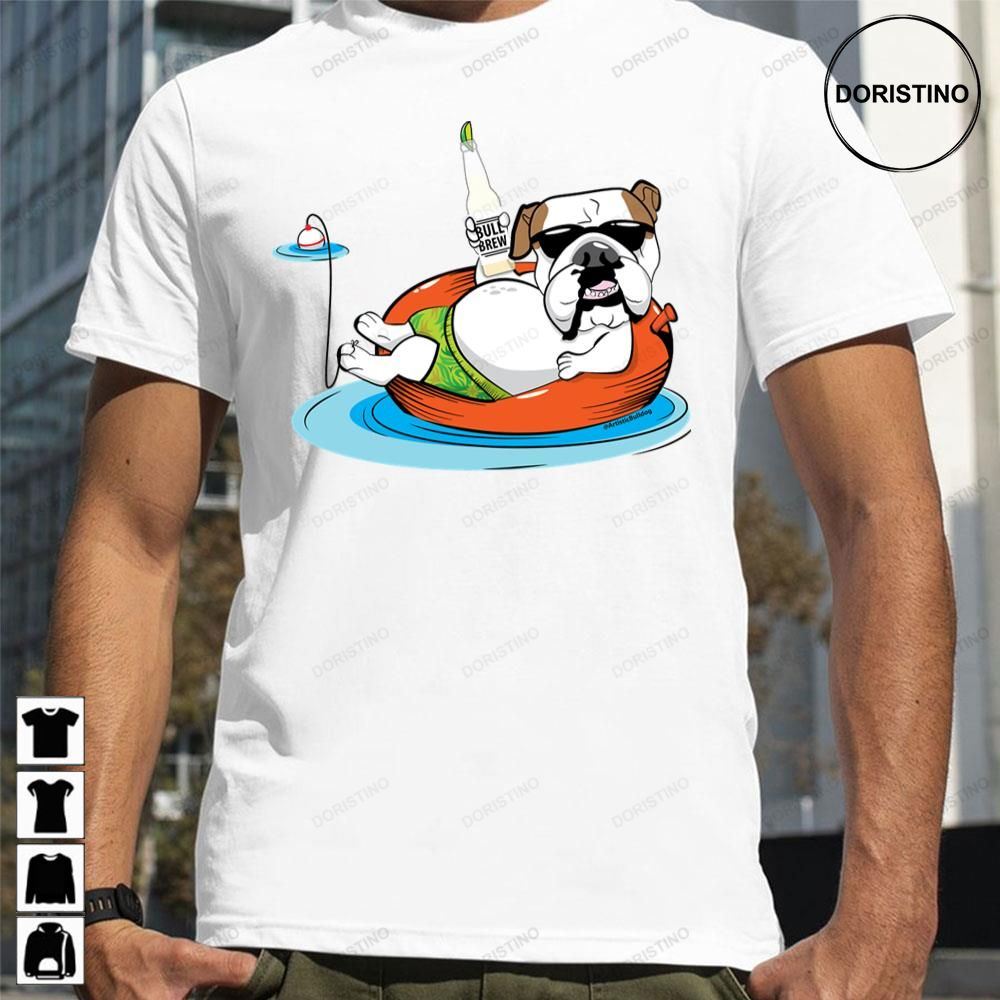 Bulldog In Innertube Limited Edition T-shirts